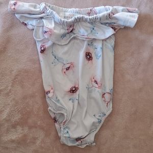 Bailey's blossoms floral off shoulder leo